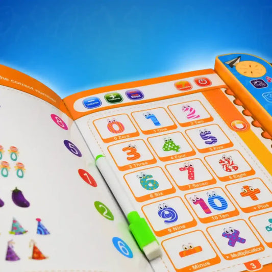 Kids Audio Learning Book – Interactive Touch & Talk Learning for Ages 2–5