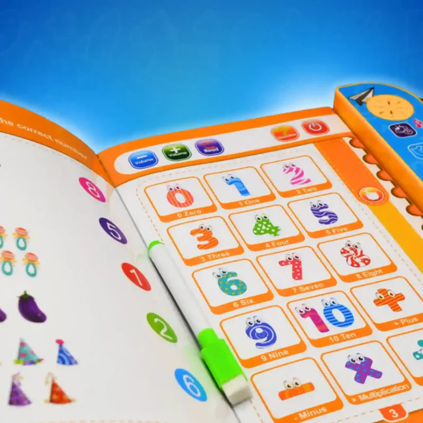 Kids Audio Learning Book – Interactive Touch & Talk Learning for Ages 2–5