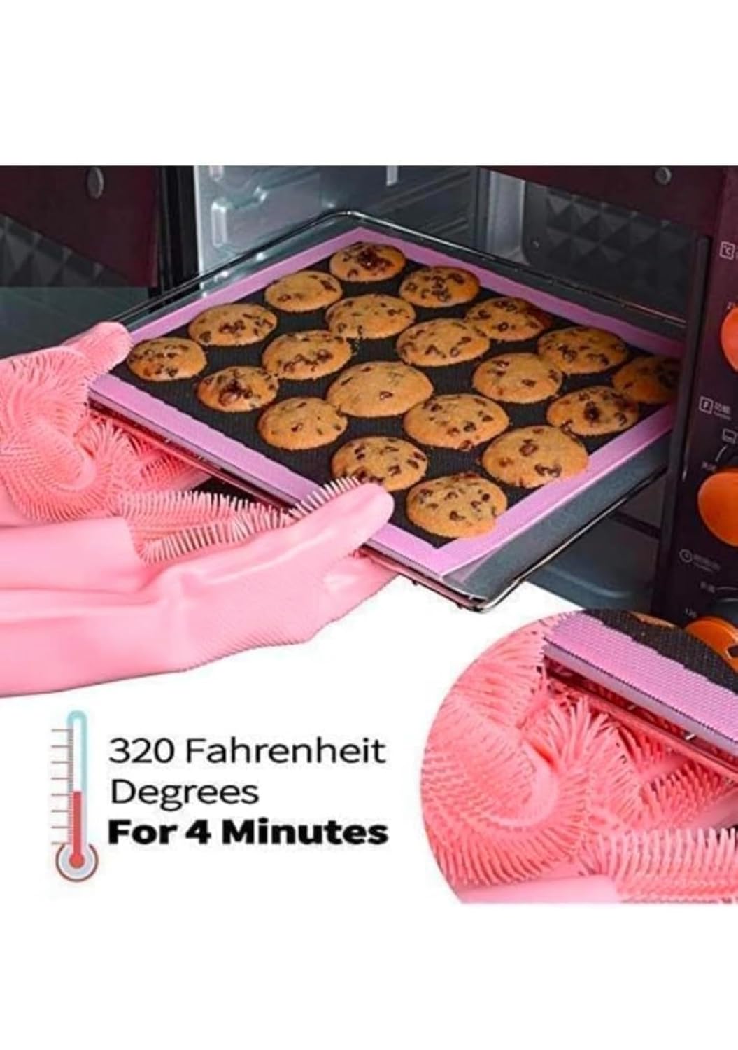 Buy 1 Get 1 Free | Silicon Premium Washing Hand Gloves for Kitchen & Home Cleaning 🧤✨ | Flat 50% Off | Free Delivery | COD