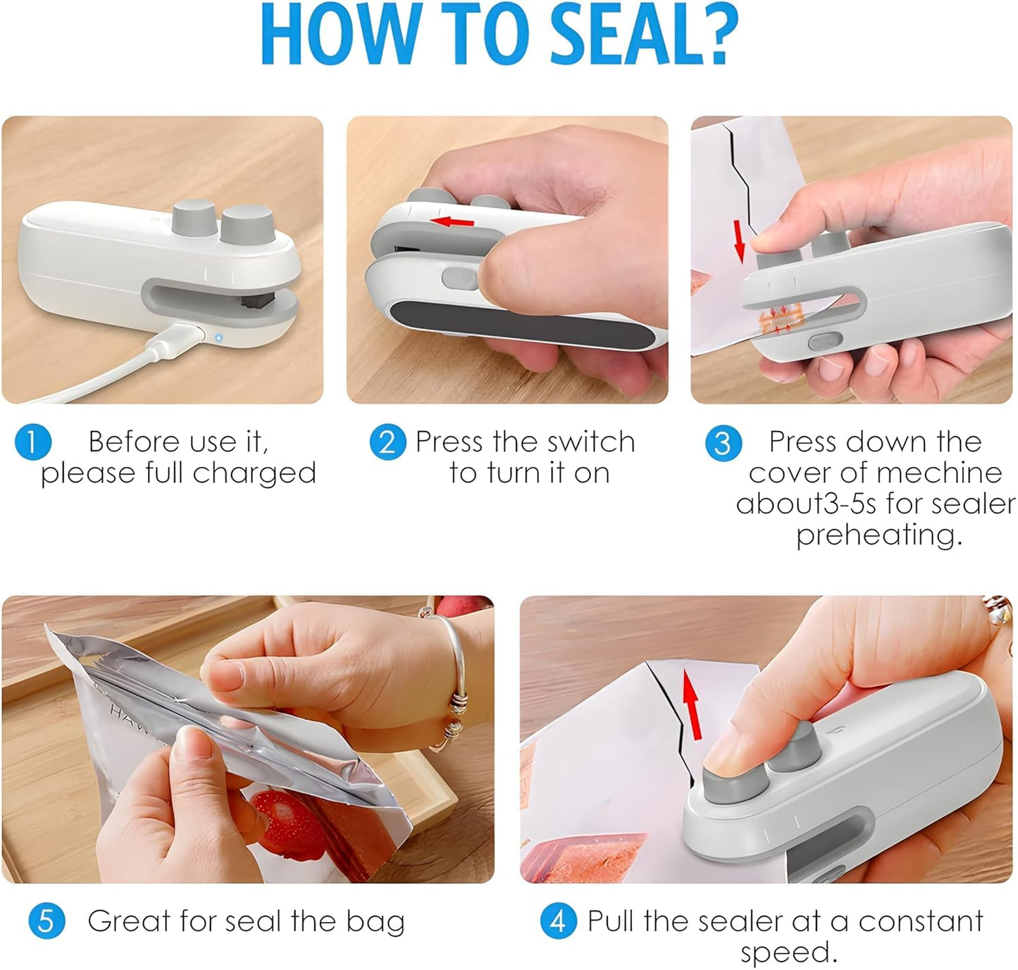 Mini Packet Sealing Machine – Buy 1 Get 1 Free | Flat 50% OFF | Free Delivery | COD Available