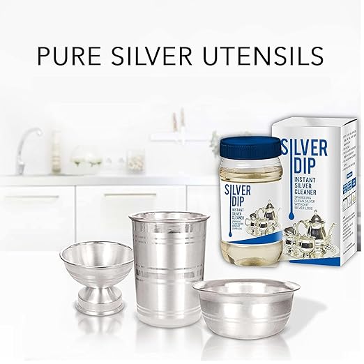 ✨ Silver Dip Cleaner – Instant Shine for Silver Jewellery & Utensils 🪙 | Flat 50% OFF 🔥 | Just ₹499 💰 | Buy 1 Get 1 FREE 🎁 | Free Delivery 🚚 | COD Available 💵