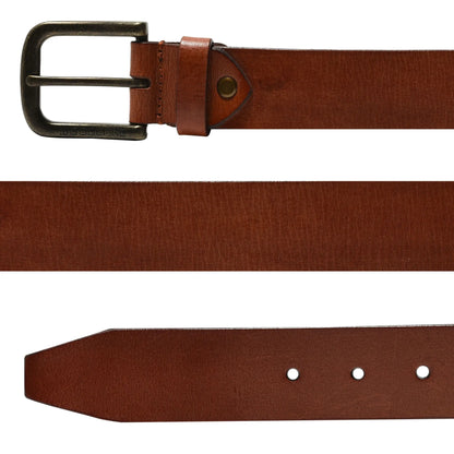 Buy 1 Get 1 FREE – Premium Leather Belts [Black+Brown] @599 Only